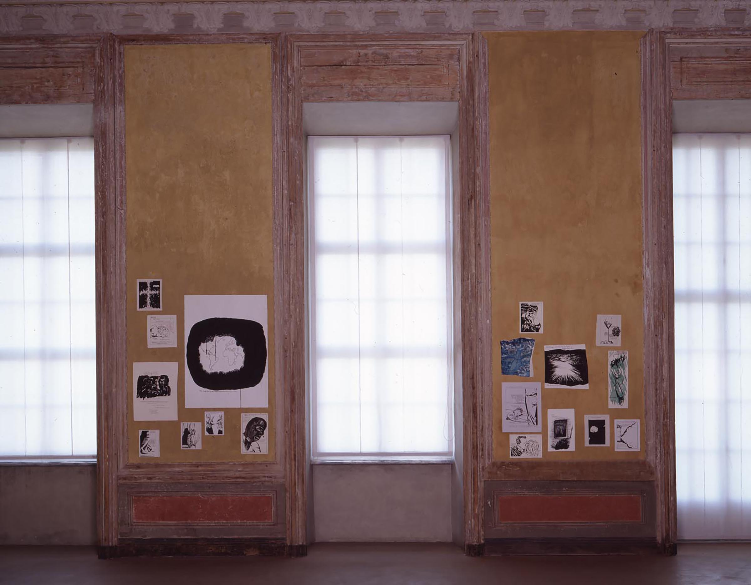 Raymond Pettibon, installation view